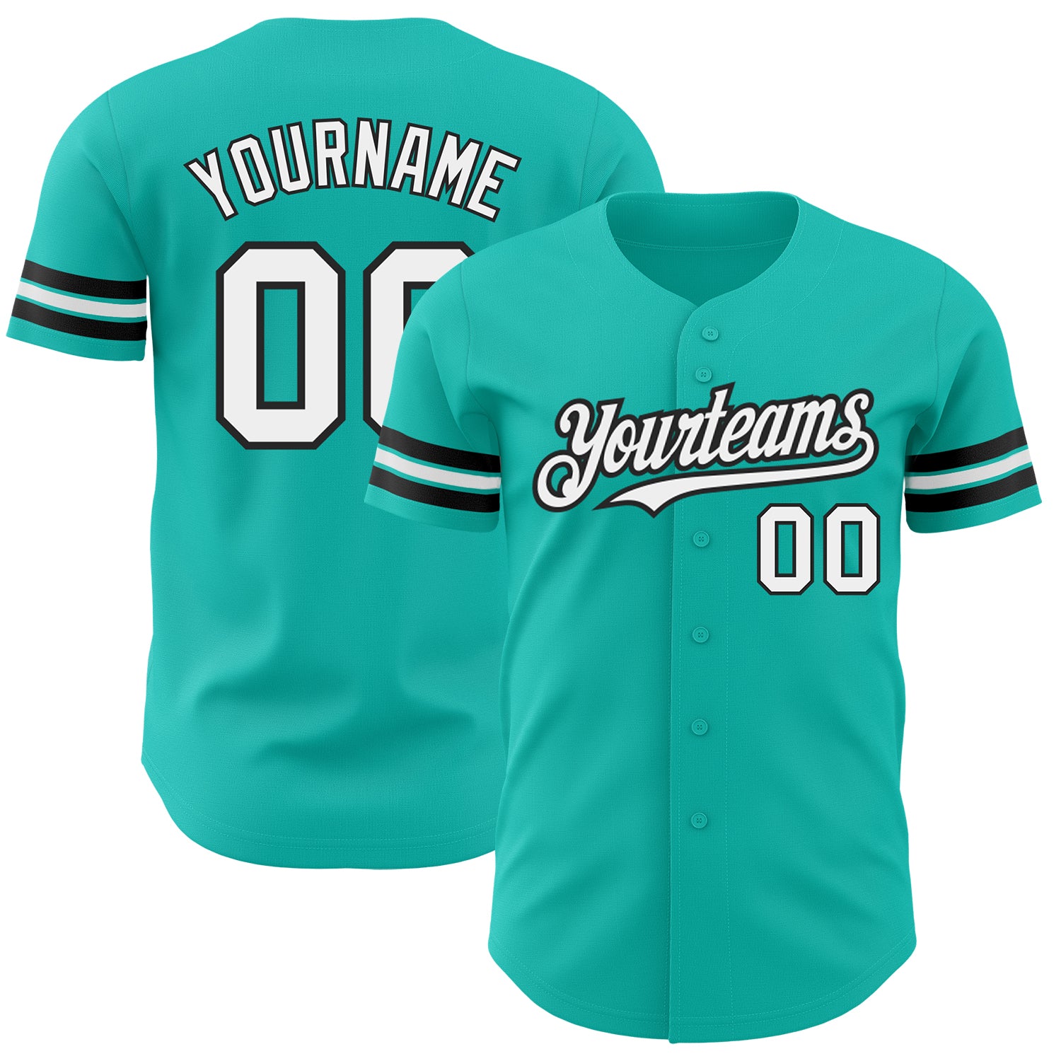 Aqua0224_1500x.jpg Aqua White-Black Authentic Custom Jersey - Image 1